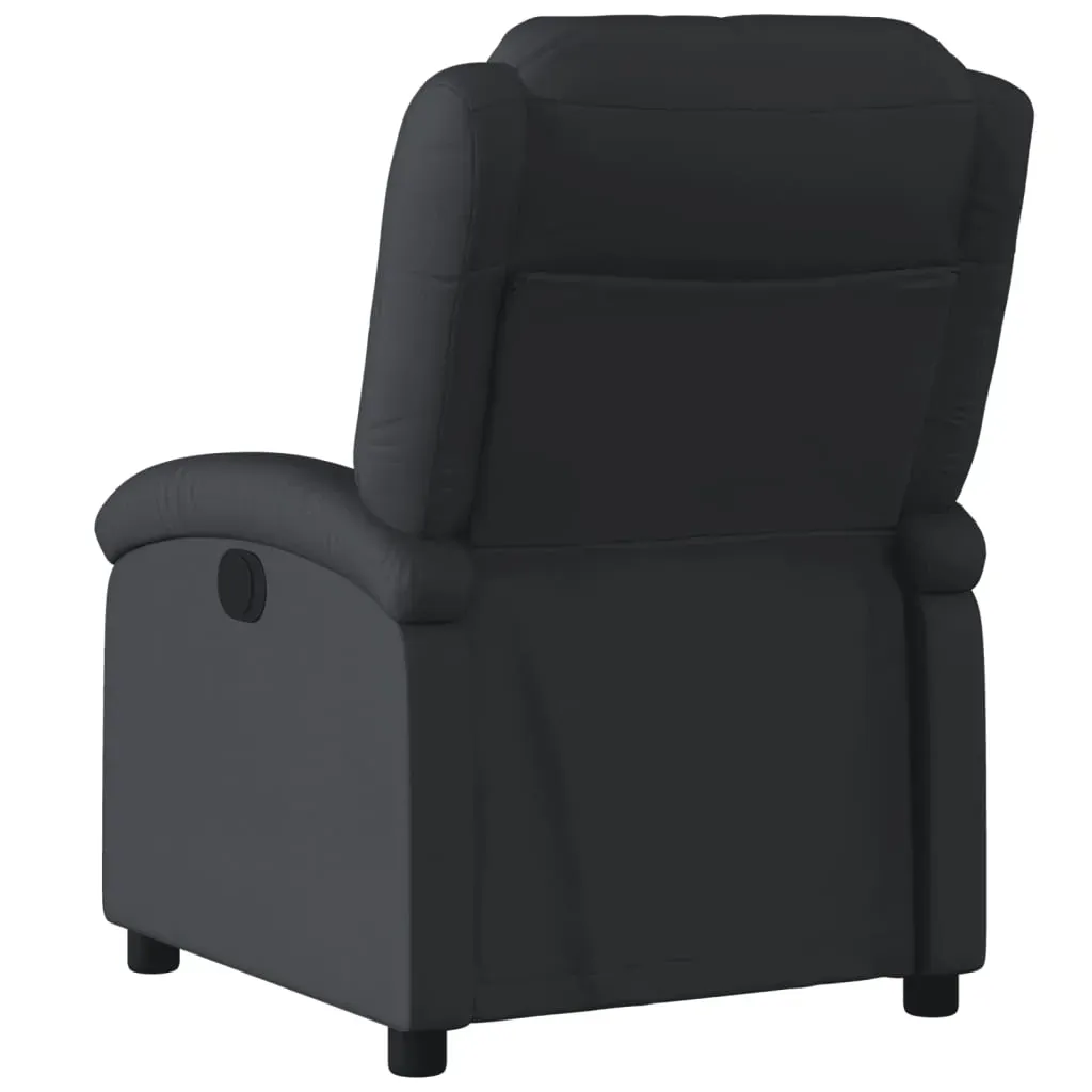 Recliner Chair Black Real Leather Price
