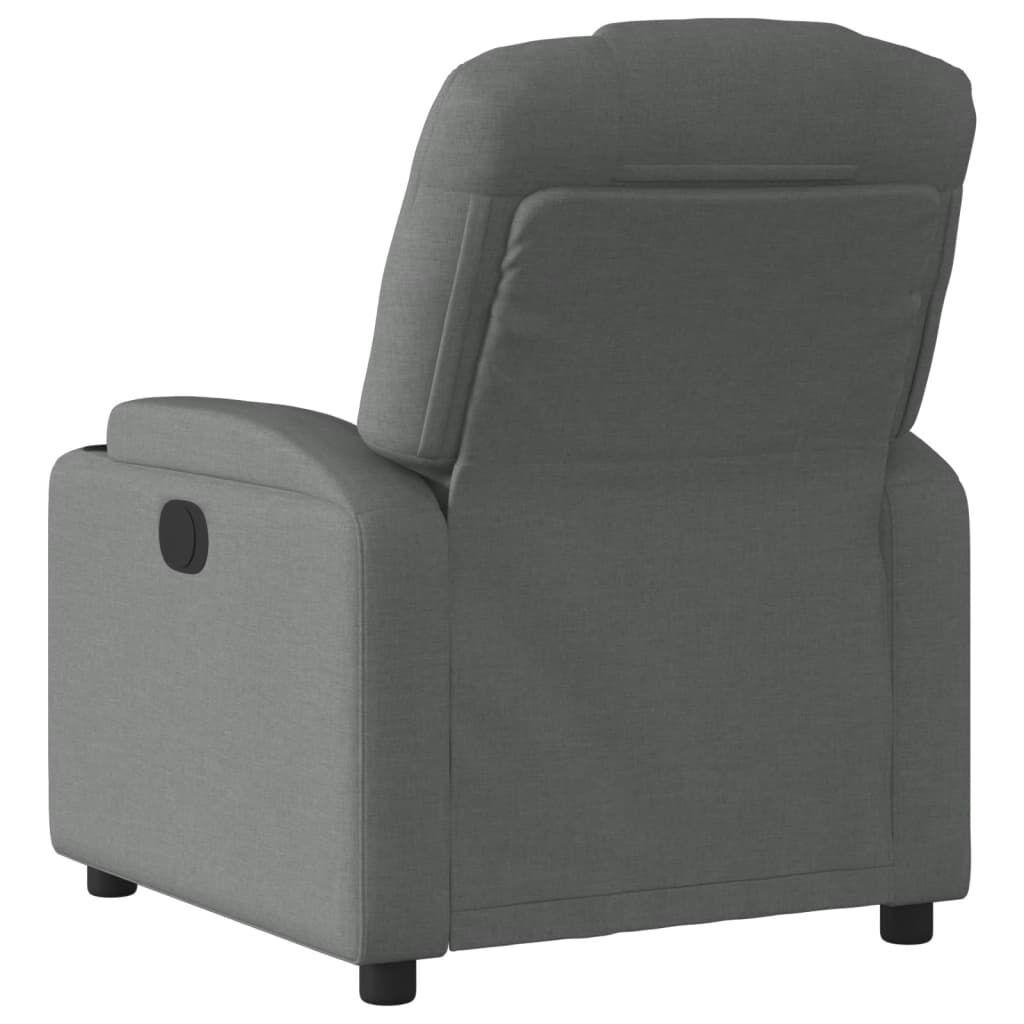 Recliner Chair Dark Grey Fabric Price