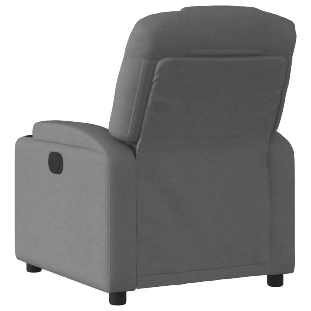 Recliner Chair Dark Grey Fabric Price