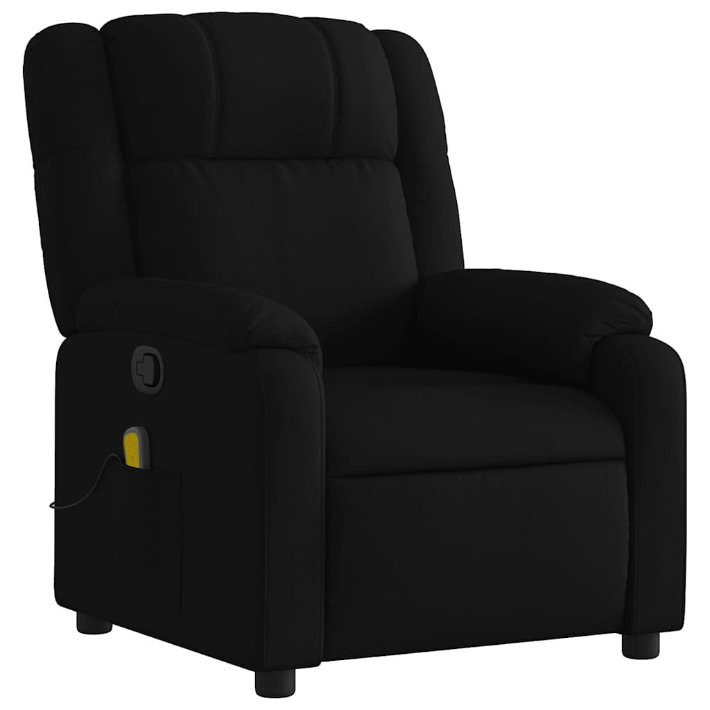 Massage Recliner Chair Black Fabric Price
