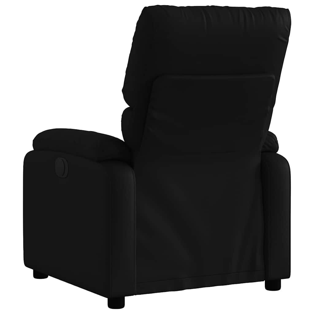 Massage Recliner Chair Black Faux Leather Price