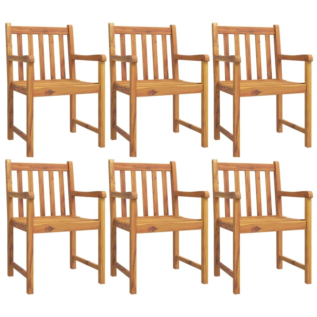7 Piece Garden Dining Set Solid Wood Acacia Price