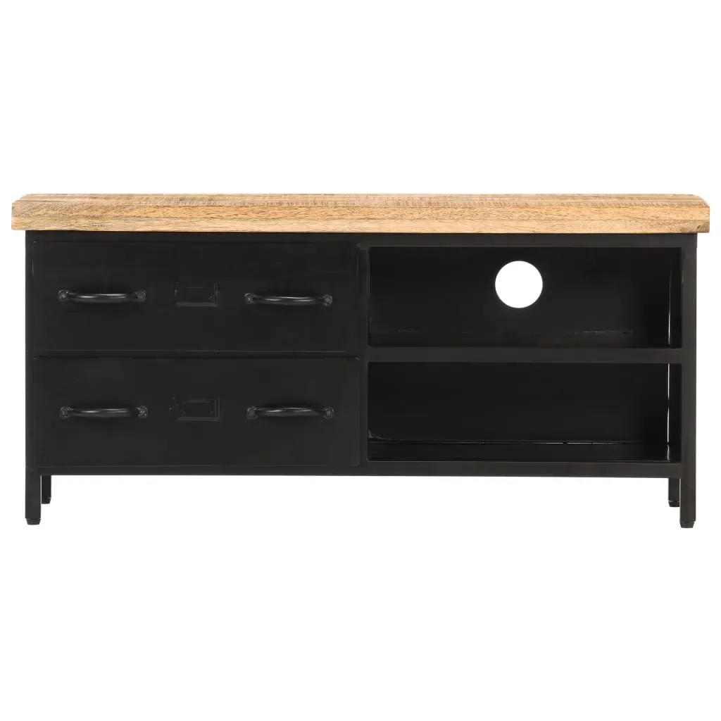 TV Cabinet 90x30x41 cm Rough Mango Wood Price