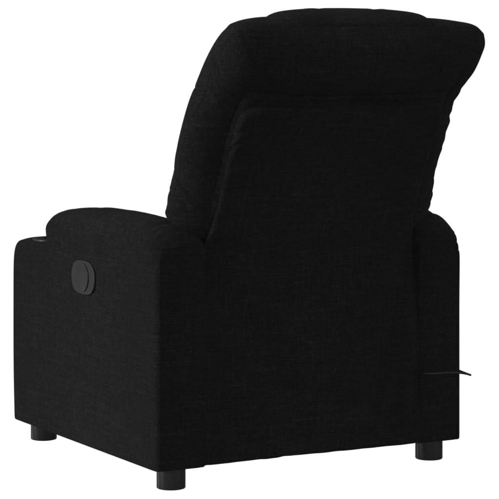 Massage Recliner Chair Black Fabric Price