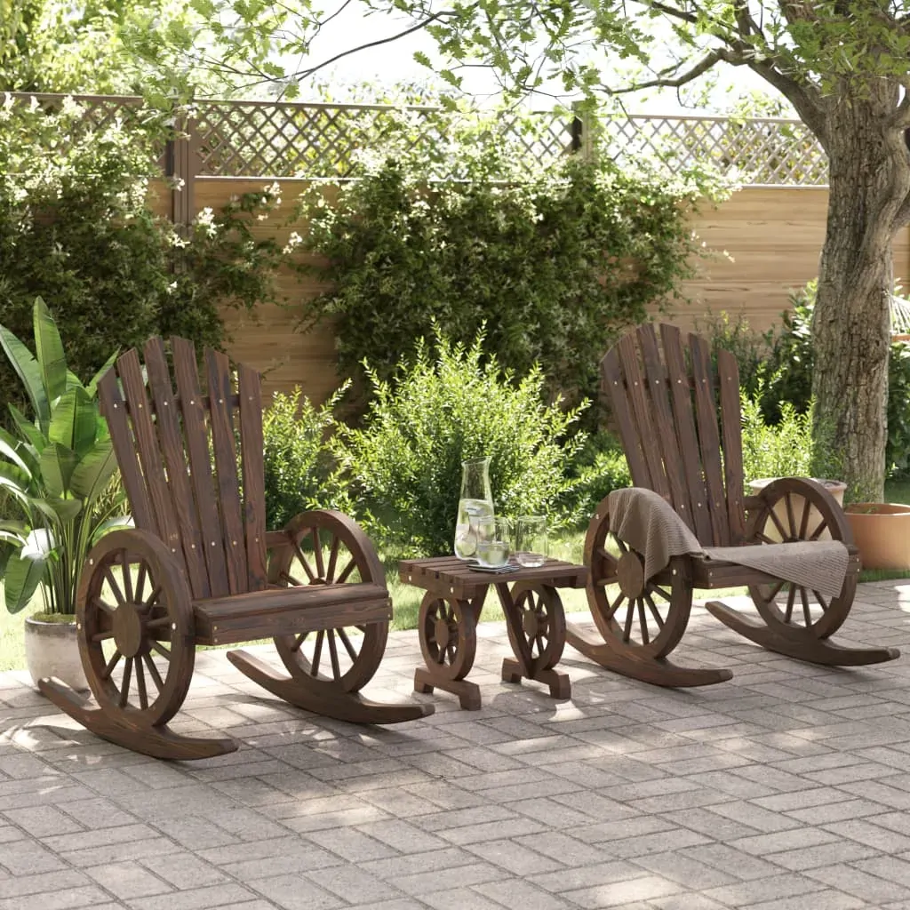 3 Piece Garden Lounge Set Solid Wood Fir Price