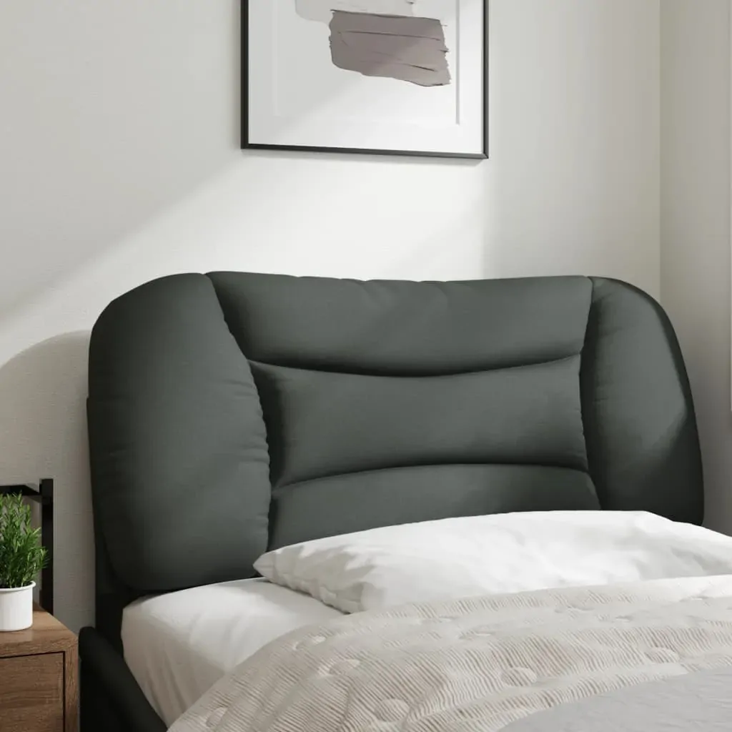 Headboard Cushion "Hvar" Dark Grey 90 cm Fabric Price