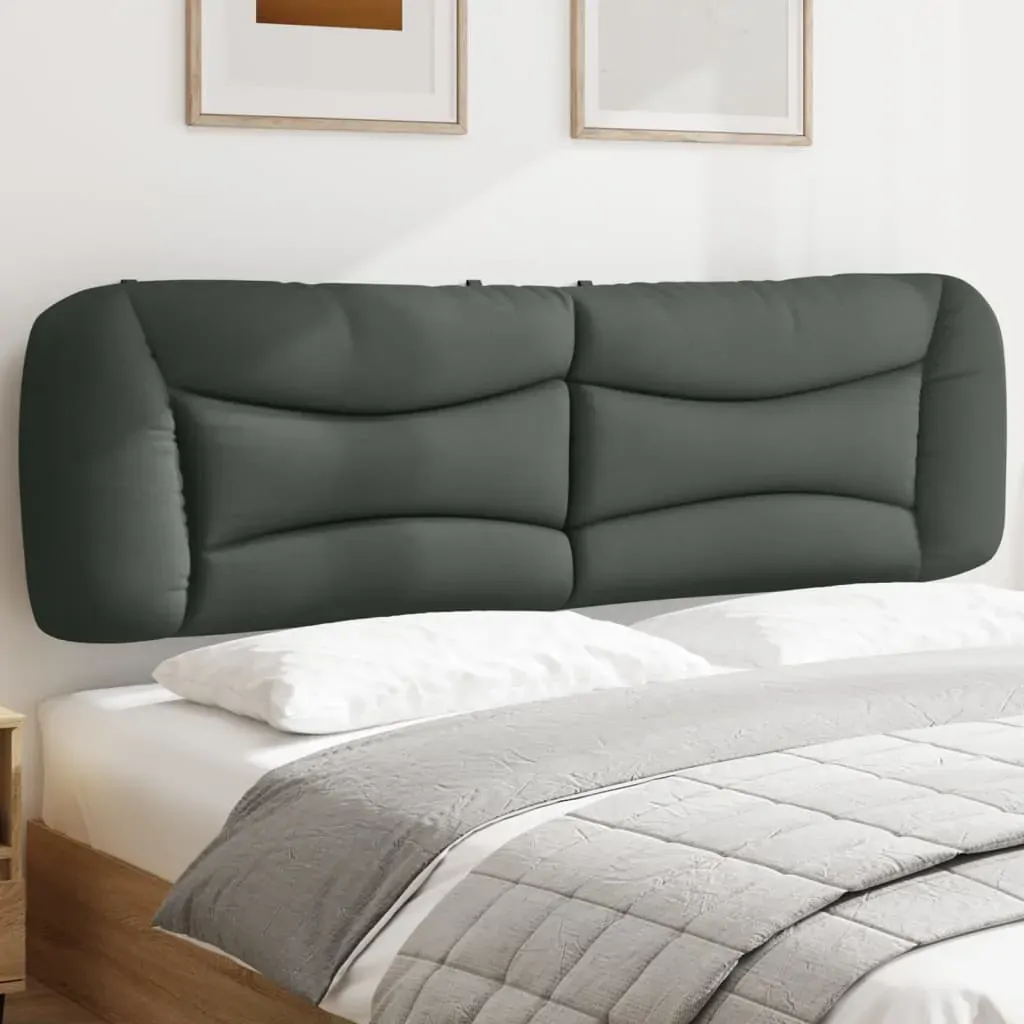Headboard Cushion "Hvar" Dark Grey 180 cm Fabric Price