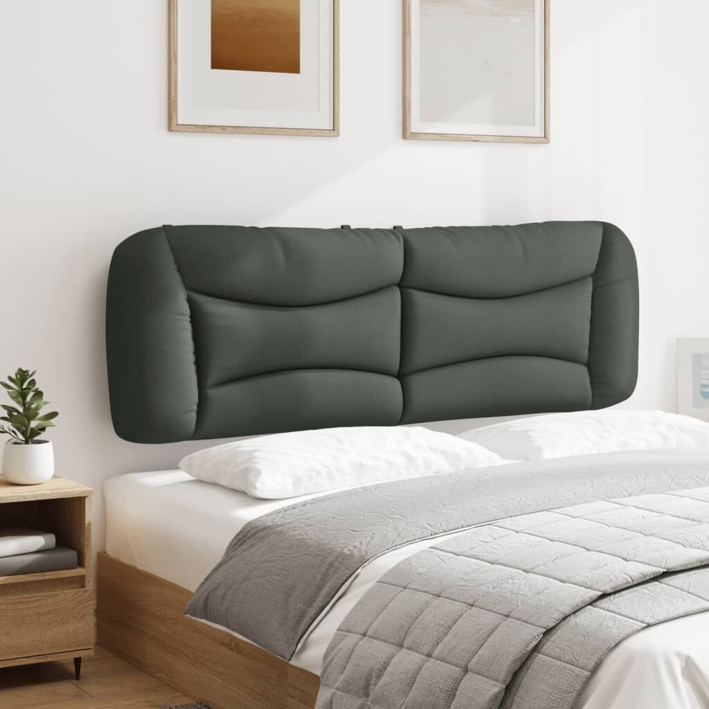Headboard Cushion Dark Grey 153 cm Fabric Price