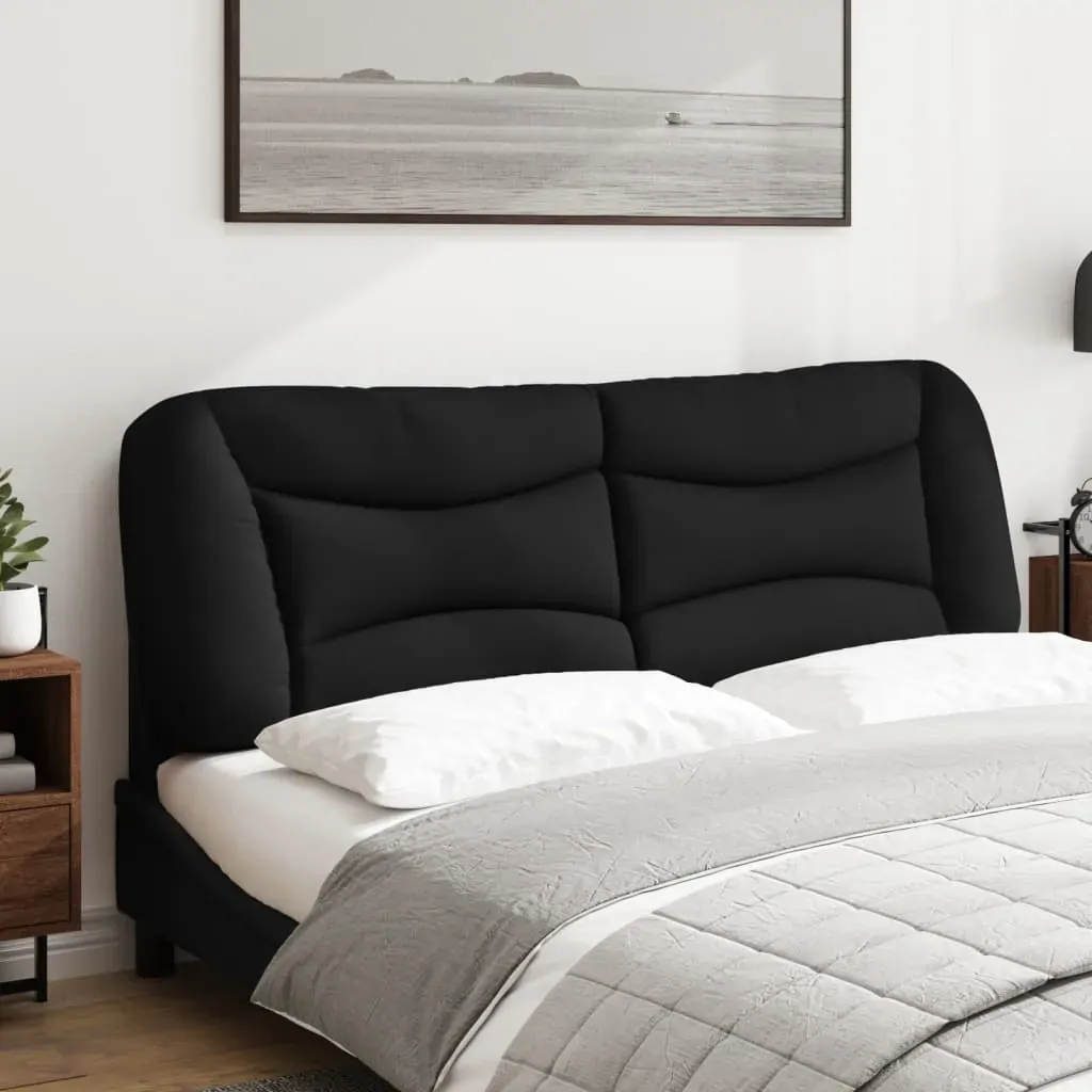 Headboard Cushion "Hvar" Black 153 cm Fabric Price