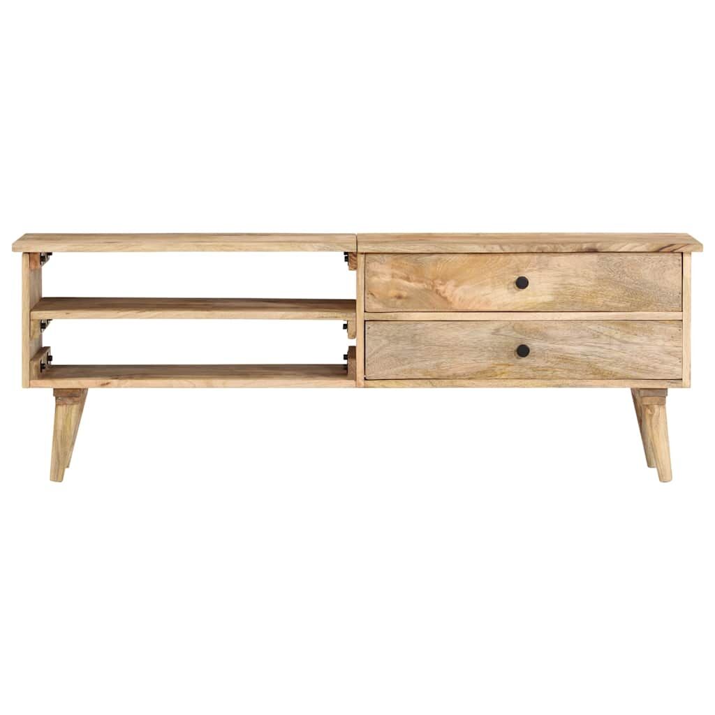 TV Cabinet 140x30x50 cm Solid Mango Wood Price