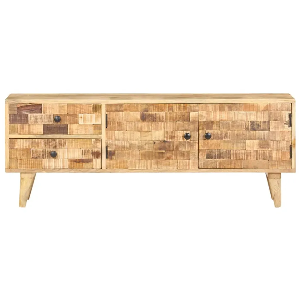 TV Cabinet 120x30x45 cm Solid Mango Wood Price