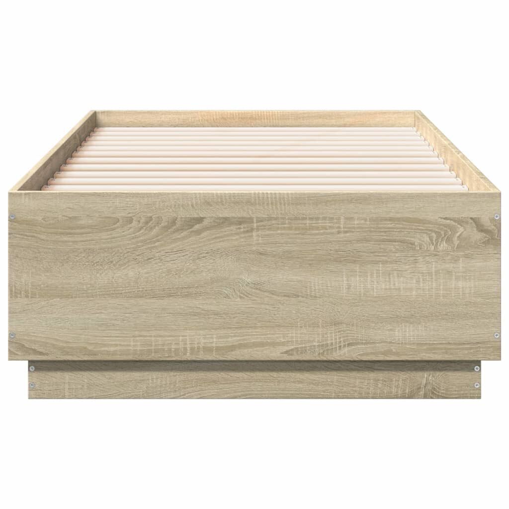 Bed Frame without Mattress Sonoma Oak 90x190 cm Price