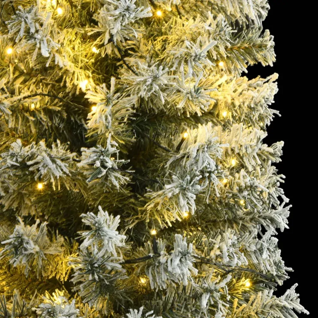 Slim Christmas Tree 300 LEDs & Flocked Snow 270 cm Price