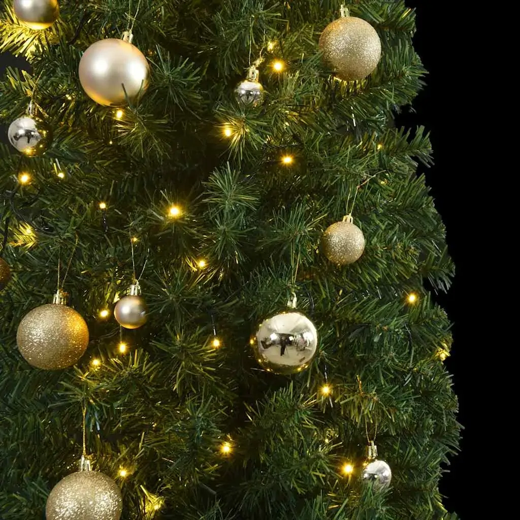Slim Christmas Tree 300 LEDs & Ball Set 270 cm Price