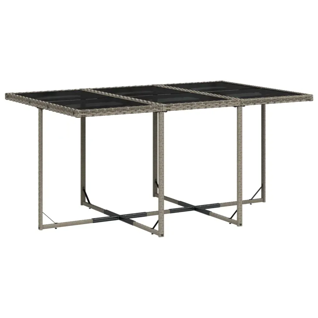 11 Piece Garden Dining Set with Cushions Grey Poly Rattan Price
