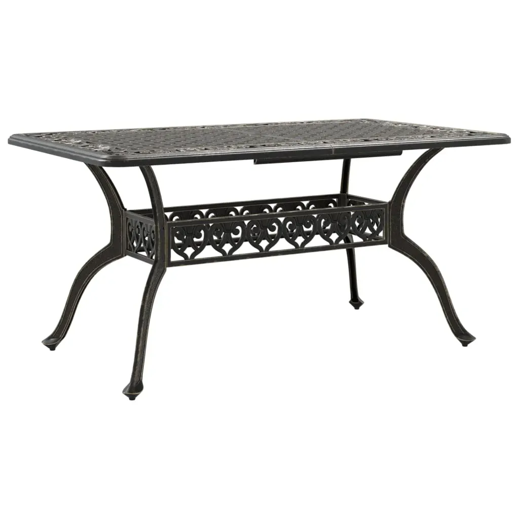 5 Piece Garden Dining Set Bronze Cast Aluminium Price