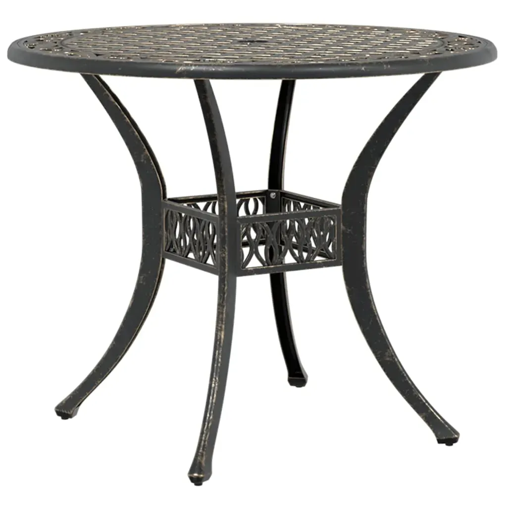 3 Piece Bistro Set Bronze Cast Aluminium Price
