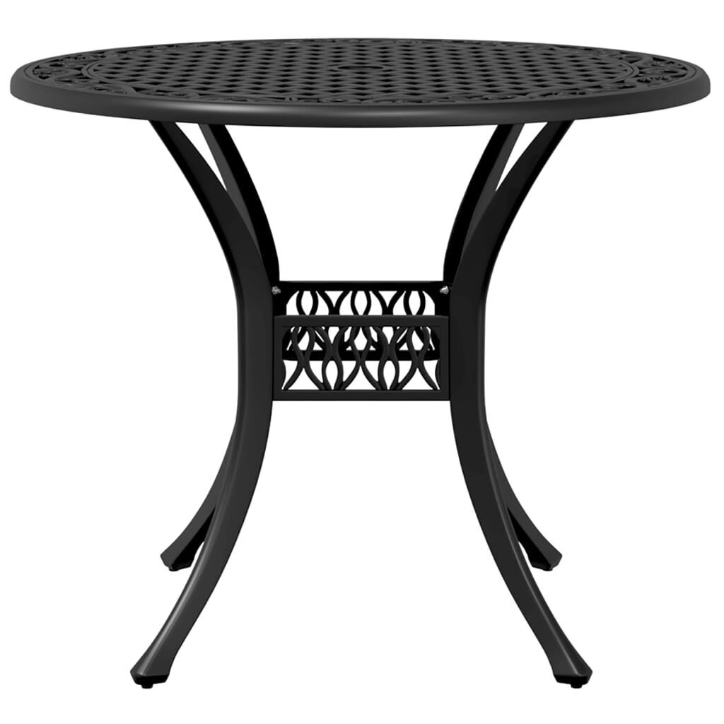 3 Piece Bistro Set Black Cast Aluminium Price