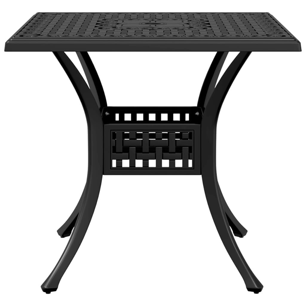 3 Piece Bistro Set Black Cast Aluminium Price