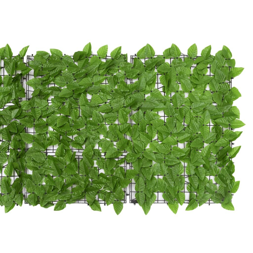 Balcony Privacy Screen with Green Leaves 600x75 cm Price