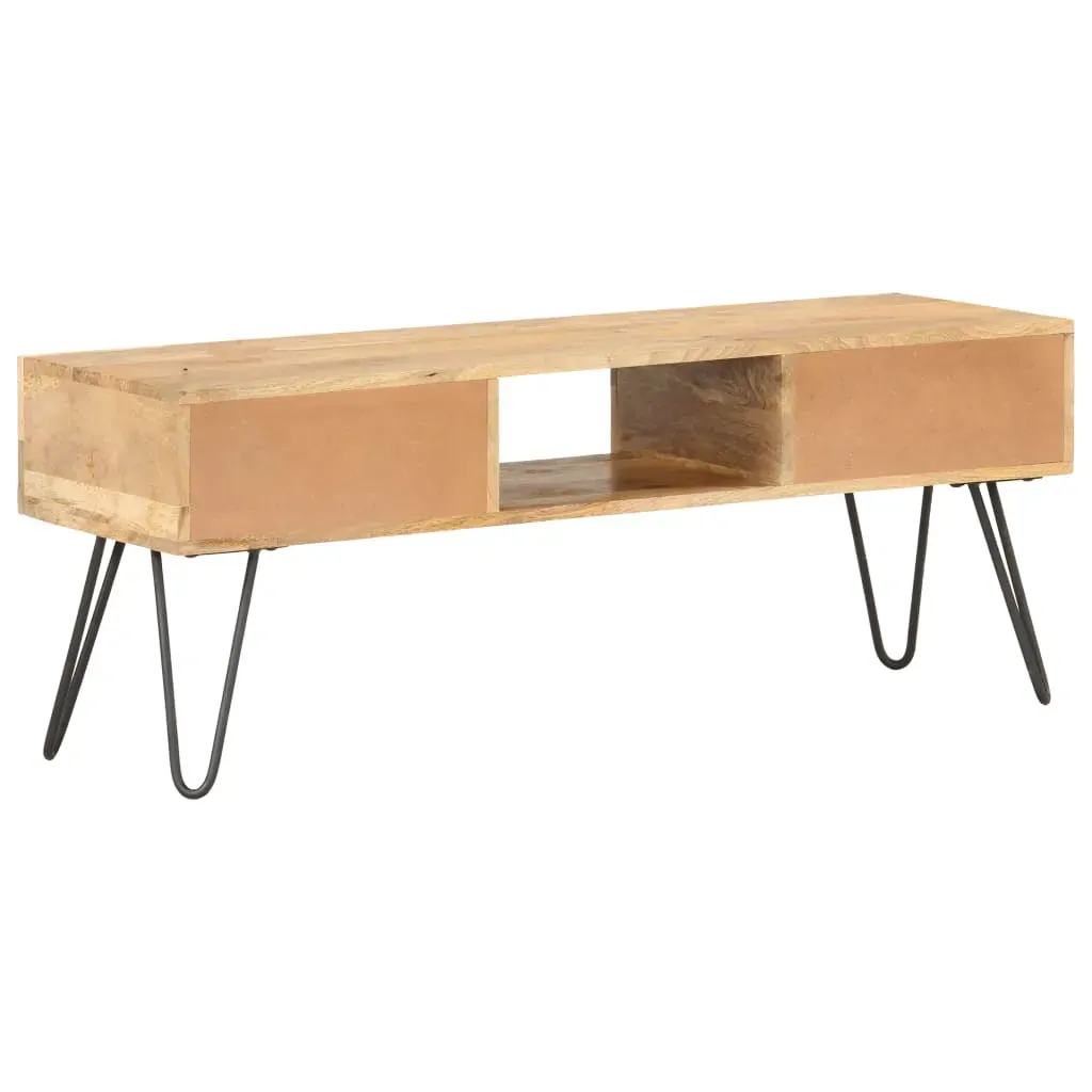 TV Cabinet 120x35x45 cm Solid Mango Wood Price