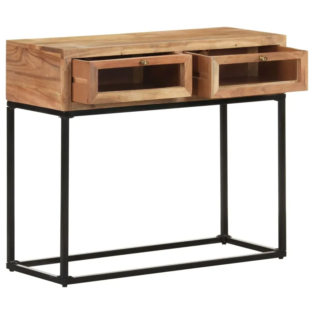 Console Table 90x35x76 cm Solid Acacia Wood Price