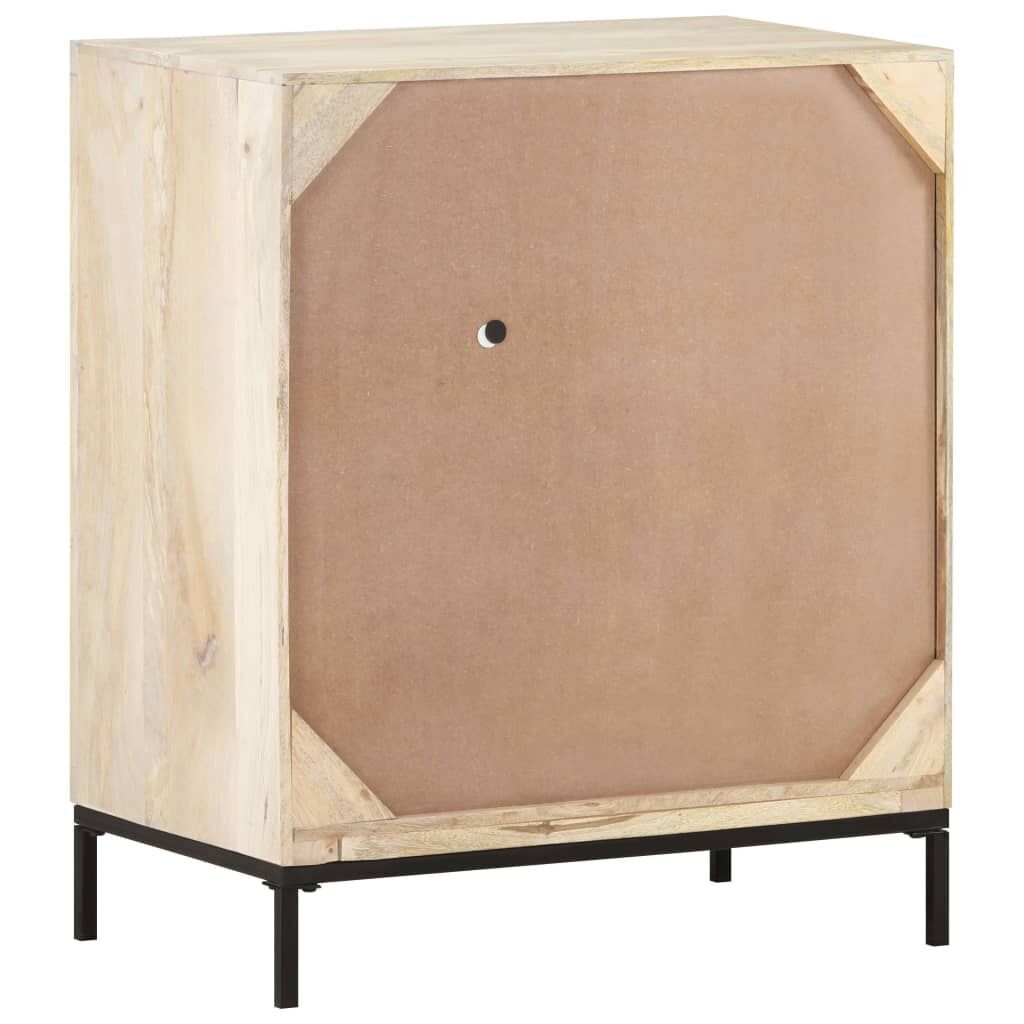 Sideboard 60x35x70 cm Solid Mango Wood and Natural Cane Price