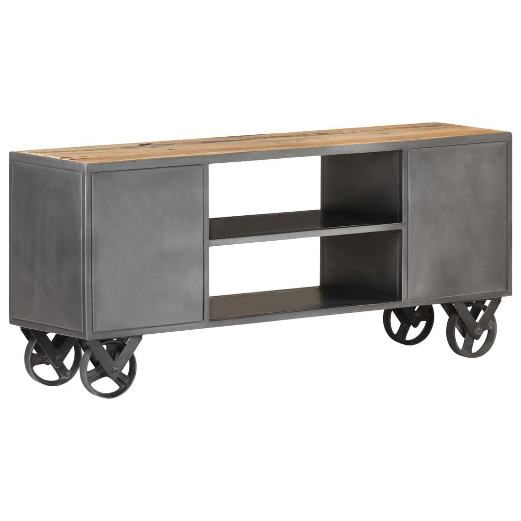 TV Cabinet 110x30x49 cm Solid Reclaimed Wood Price