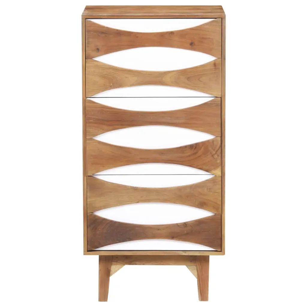 Chest of Drawers 43.5x35x90 cm Solid Acacia Wood Price