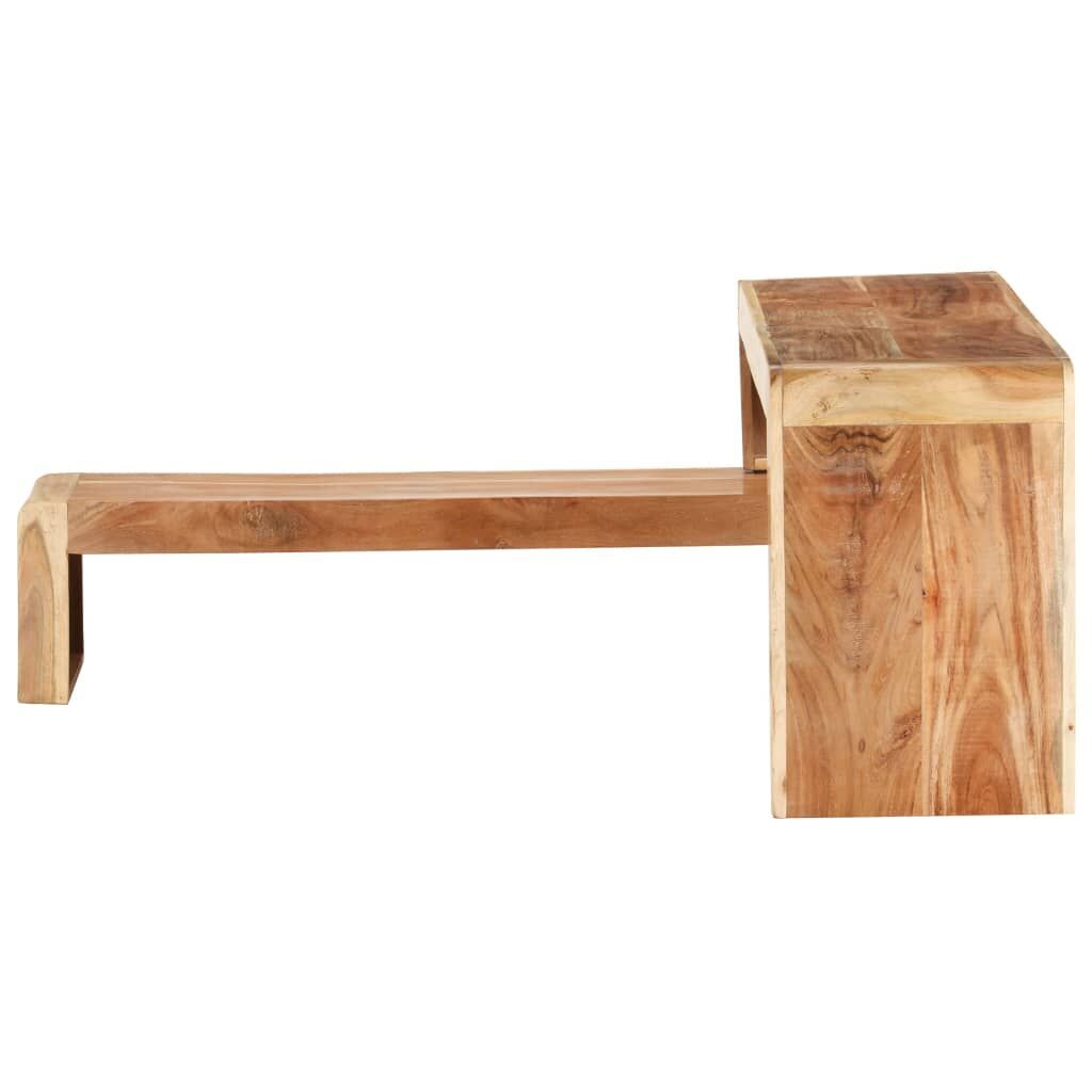 2 Piece TV Cabinet Solid Acacia Wood Price