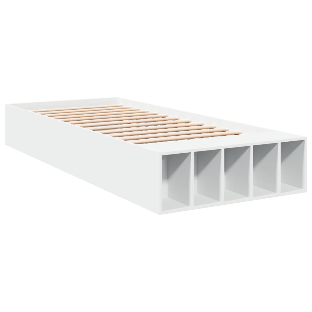 Bed Frame without Mattress White 90x190 cm Price