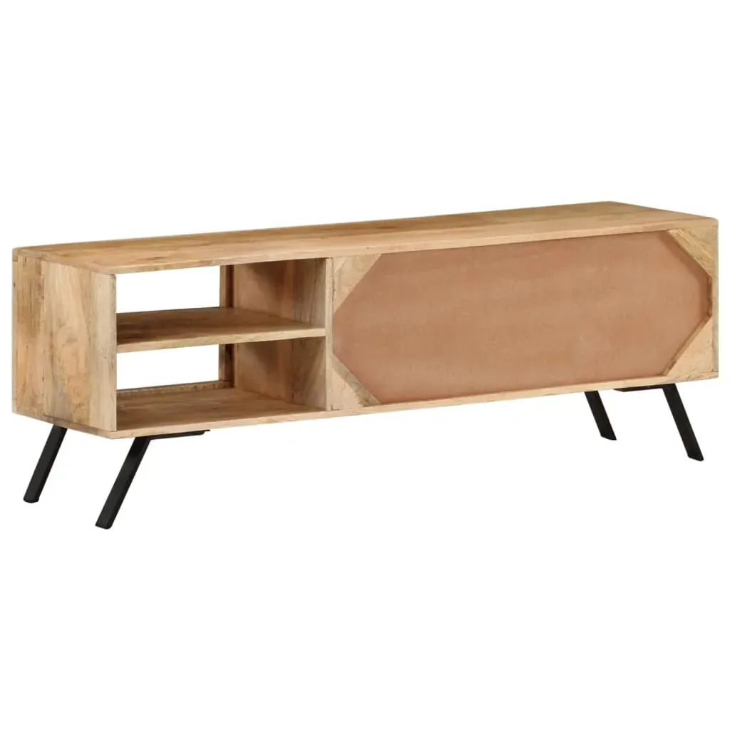 TV Cabinet 110x30x40 cm Solid Mango Wood Price