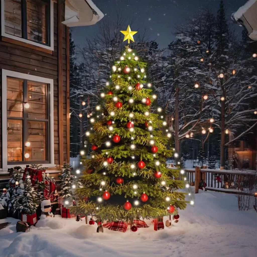 Christmas Tree Net Lights with 180 LEDs Cold White 180 cm Price
