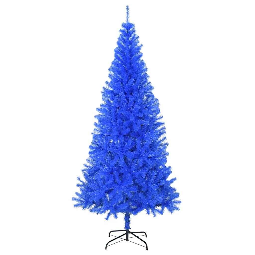 Artificial Christmas Tree with Stand Blue 240 cm PVC Price