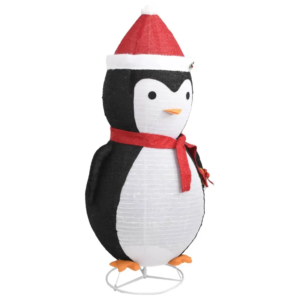 Decorative Christmas Snow Penguin Figure LED Luxury Fabric 180cm Price