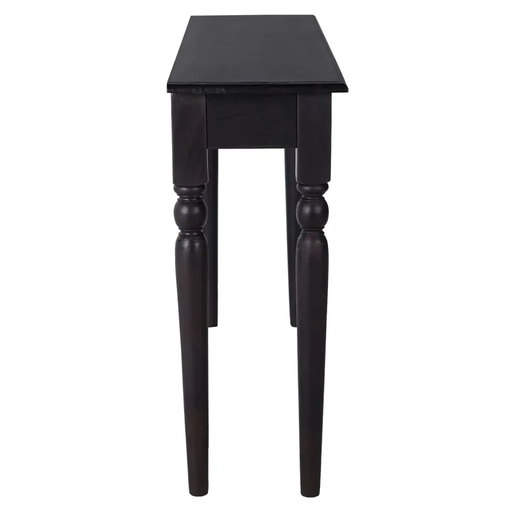 Console Table Light Black 110x30x75 cm Solid Mahogany Wood Price