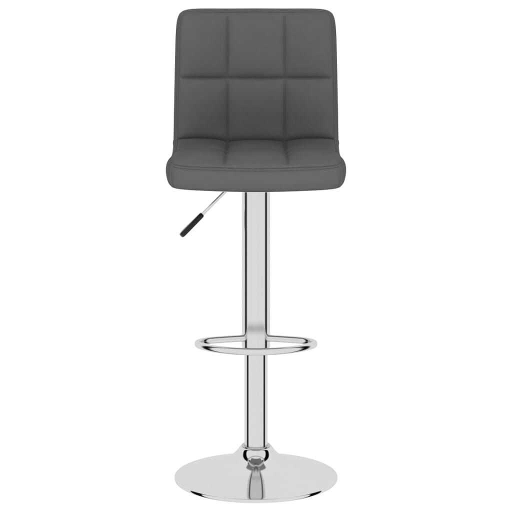 Bar Stools 2 pcs Dark Grey Fabric Price