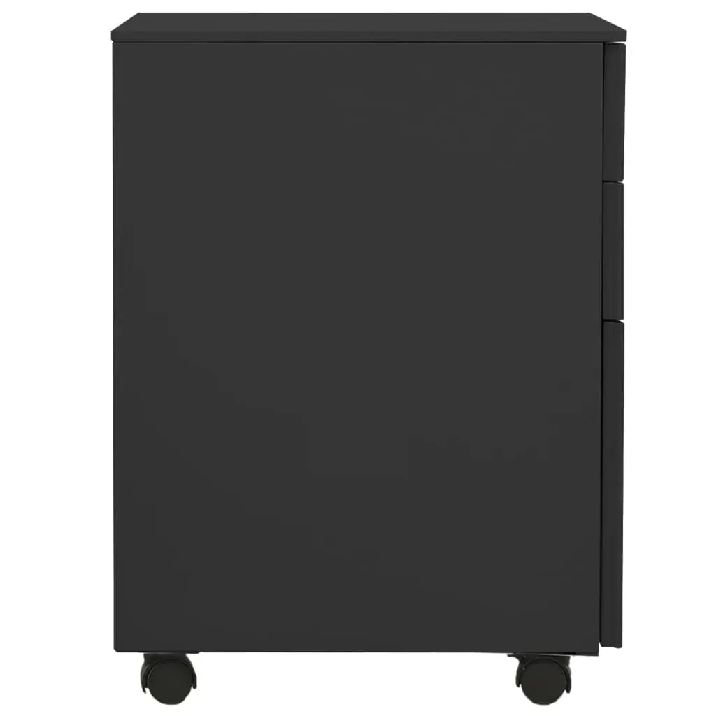 Mobile File Cabinet Anthracite 39x45x60 cm Steel Price
