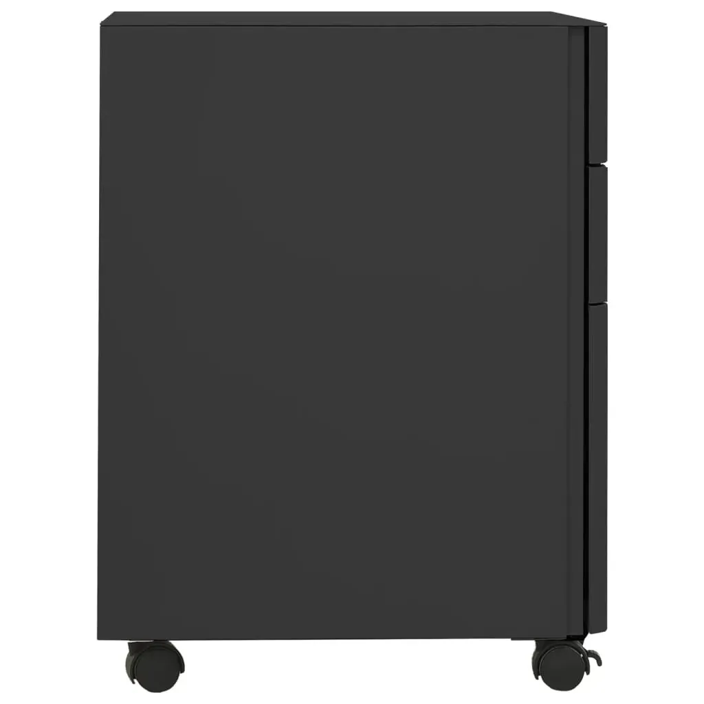 Mobile File Cabinet Anthracite 30x45x59 cm Steel Price