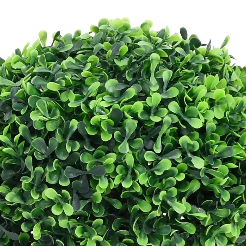 Artificial Boxwood Plants 2 pcs with Pots Ball Shaped Green 27 cm Price