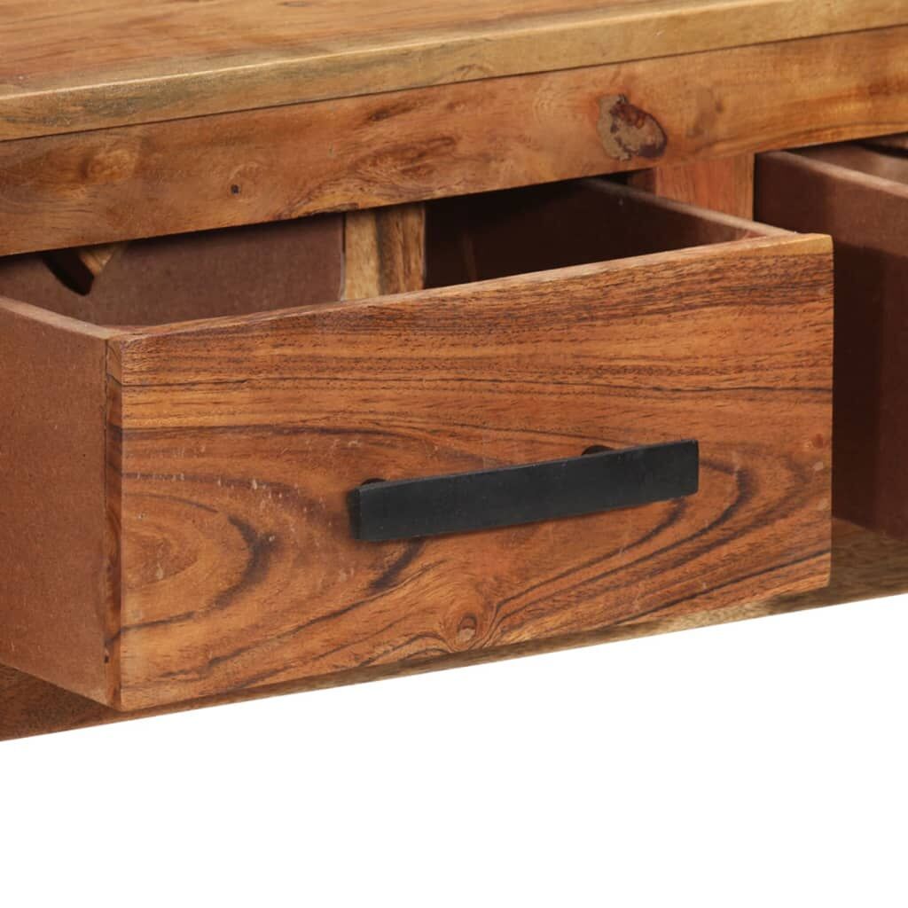 Sideboard with 3 Drawers 110x30x80 cm Solid Wood Acacia Price