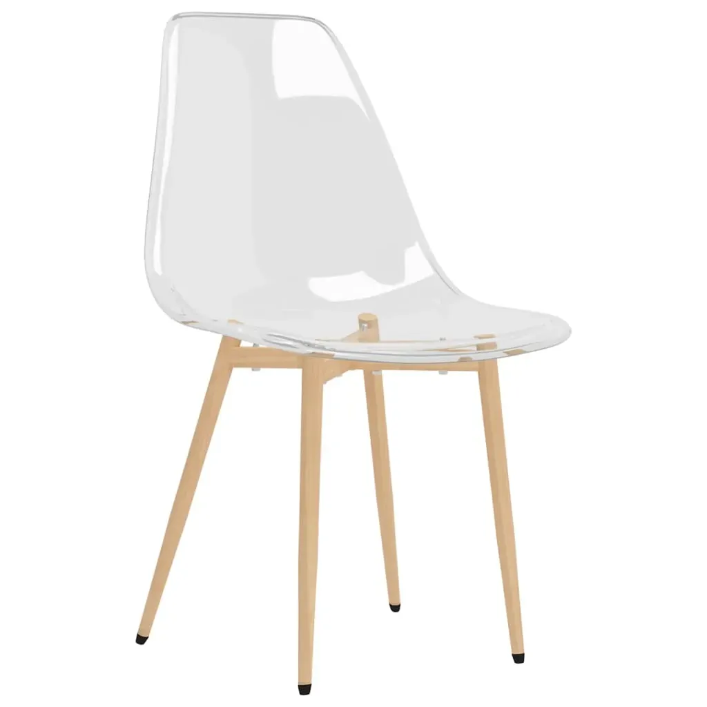 Dining Chairs 2 pcs Transparent PET Price