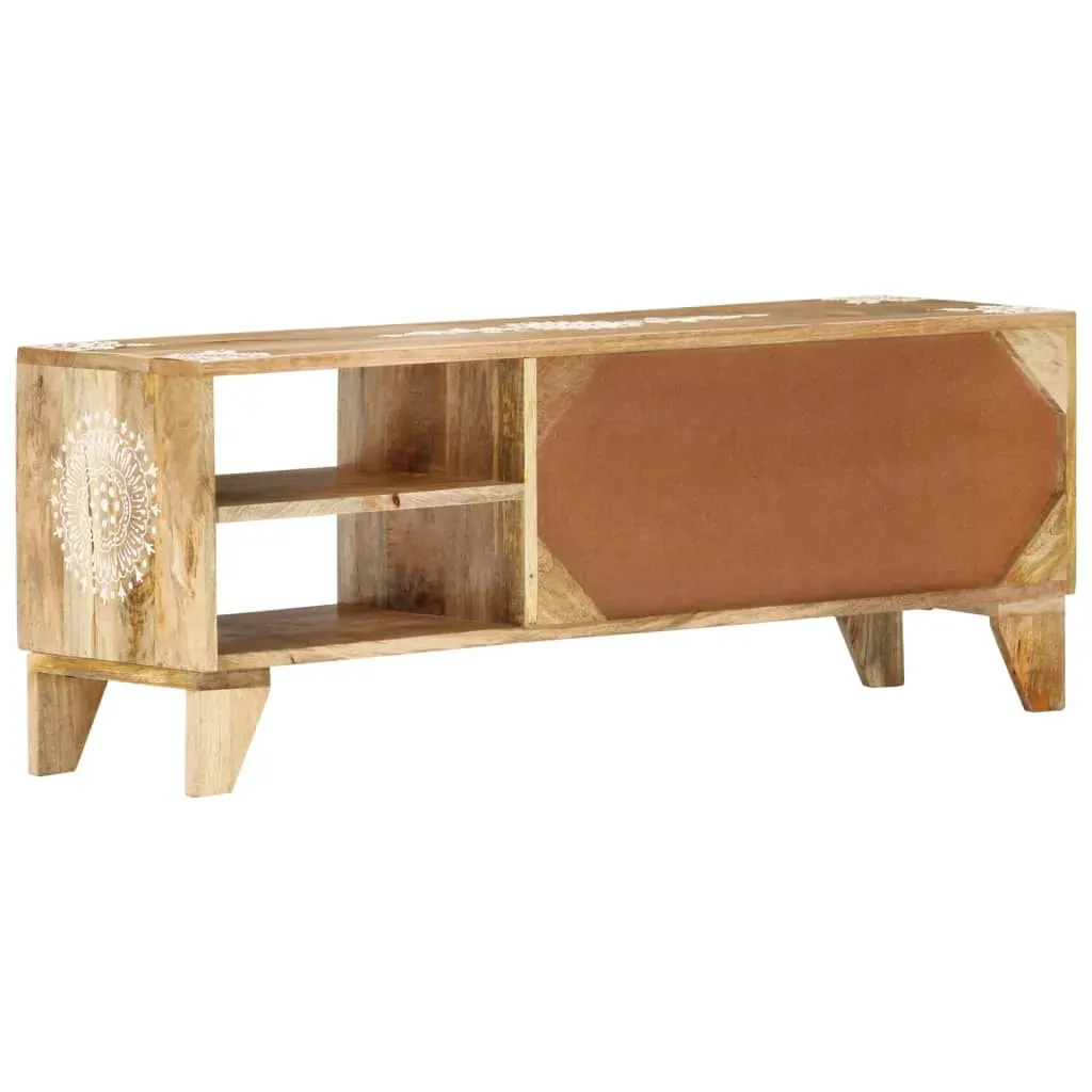 TV Cabinet 110x30x40 cm Solid Wood Mango Price