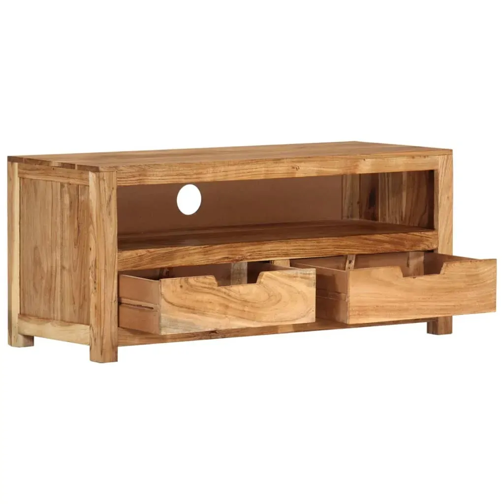 TV Cabinet 88x35x40 cm Solid Wood Acacia Price