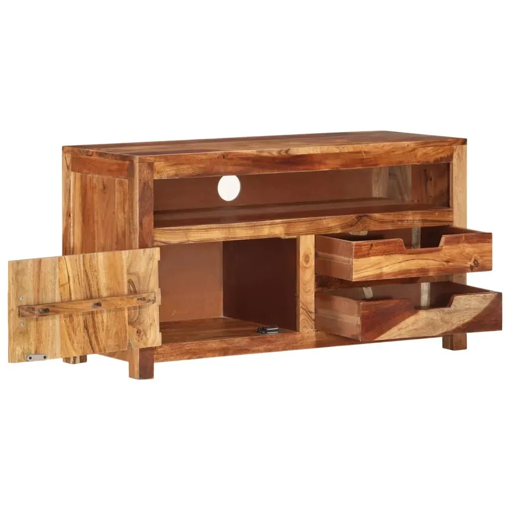 TV Cabinet 90x34.5x50 cm Solid Wood Acacia Price