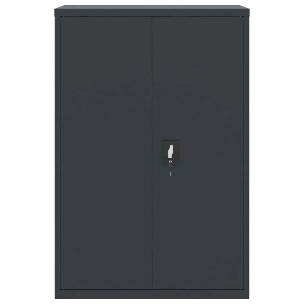 File Cabinet Anthracite 90x40x140 cm Steel Price