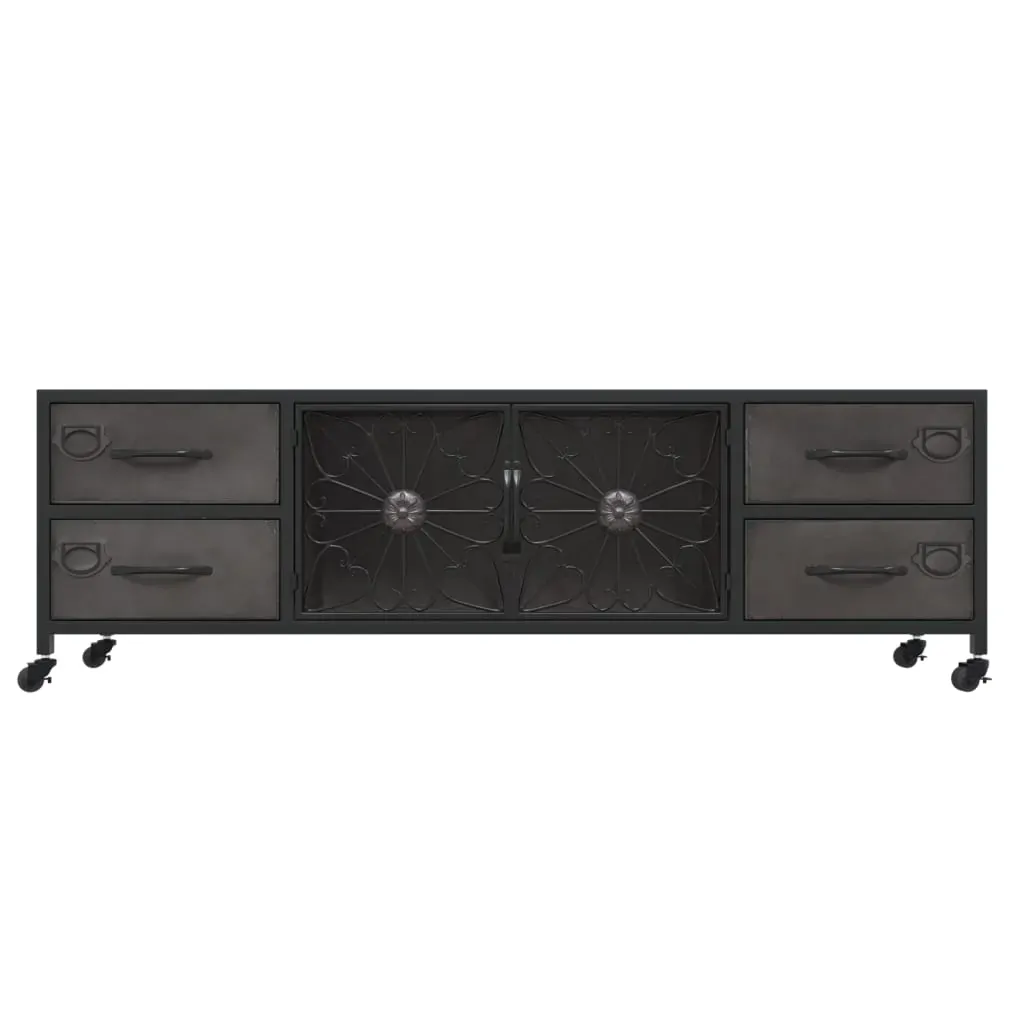 TV Cabinet Silver 110x30x40 cm Iron Price