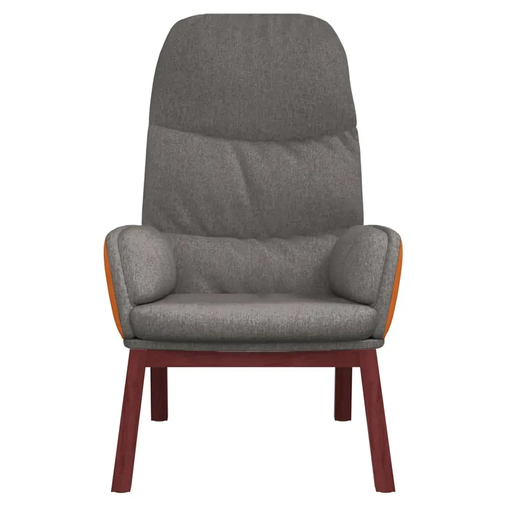 Relaxing Chair Light Grey Fabric Price