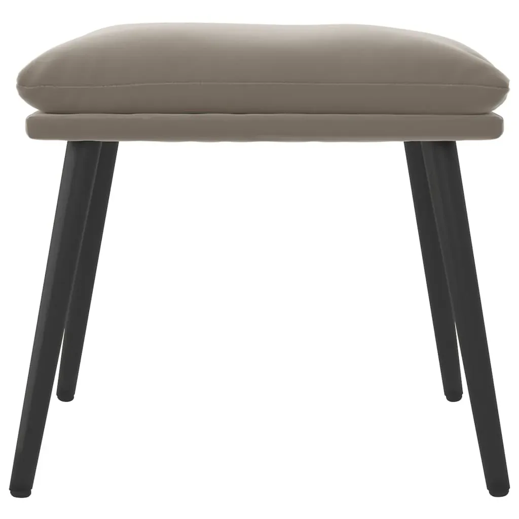 Footstool Light Grey 45x29.5x35 cm Velvet Price