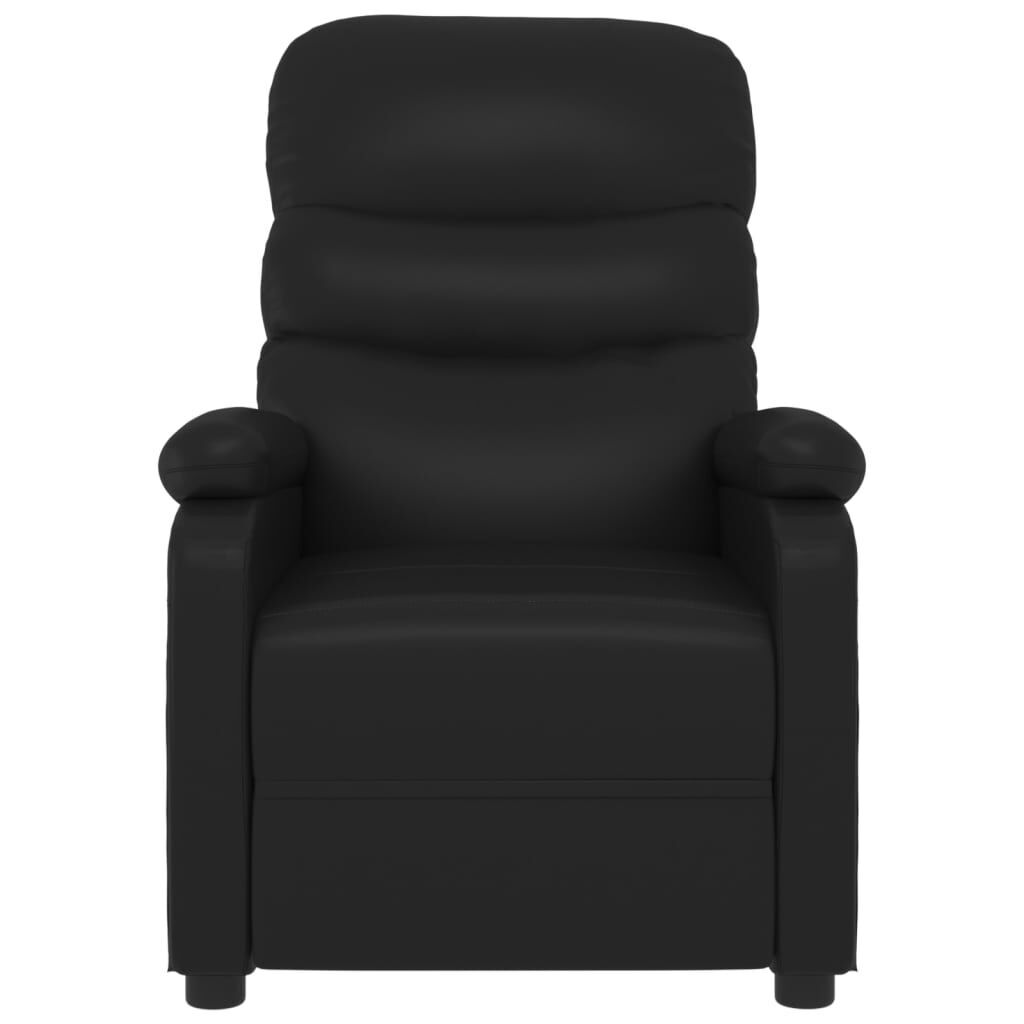 Massage Chair Black Faux Leather Price